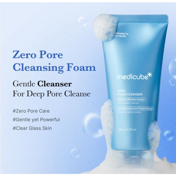 Medicube Zero Foam Cleanser Melissa Officinalus & Camellia Japonica Extract - Picture 6 of 11